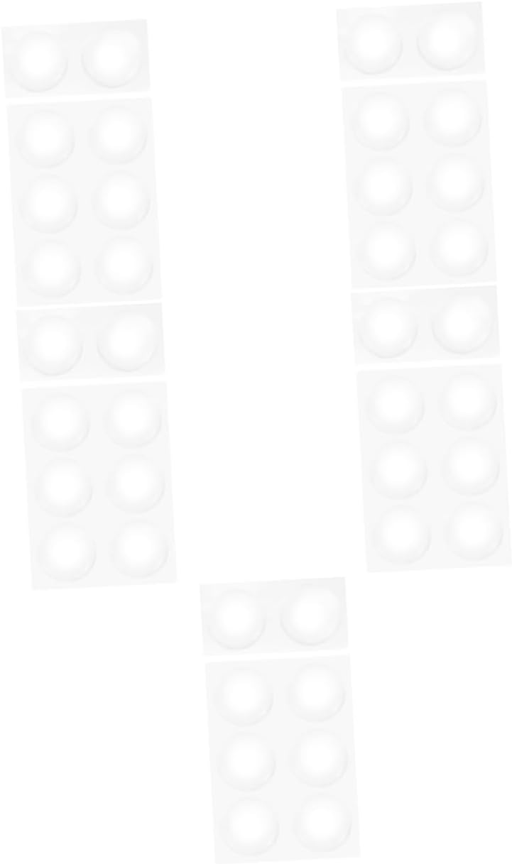 32 Pcs Door Handle Bumper Magnetic Door Stop Wall Door Stopper Clear Door Stopper Adhesive Silicone Door Stopper Door Bumper Silicone Bumpers Door Sticker Washable Soft Silicone Pu (transparentx2