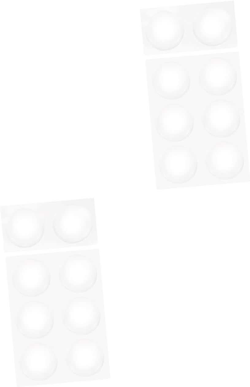 32 Pcs Door Handle Bumper Magnetic Door Stop Wall Door Stopper Clear Door Stopper Adhesive Silicone Door Stopper Door Bumper Silicone Bumpers Door Sticker Washable Soft Silicone Pu (transparentx2