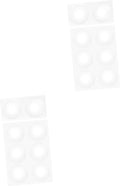 32 Pcs Door Handle Bumper Magnetic Door Stop Wall Door Stopper Clear Door Stopper Adhesive Silicone Door Stopper Door Bumper Silicone Bumpers Door Sticker Washable Soft Silicone Pu (transparentx2