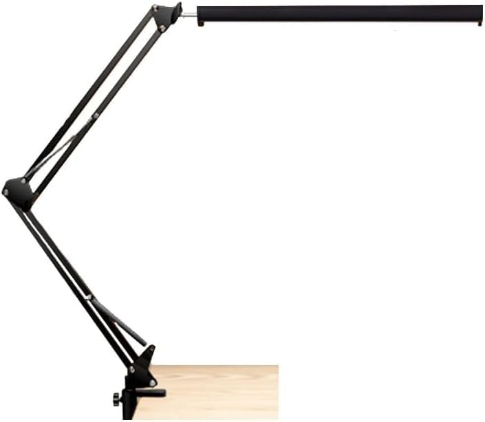 Table lamp LED Desk Lamp with Clamp, Swing Arm Metal, Foldable Eye Protection Reading Light, 3 Color Modes Stepless