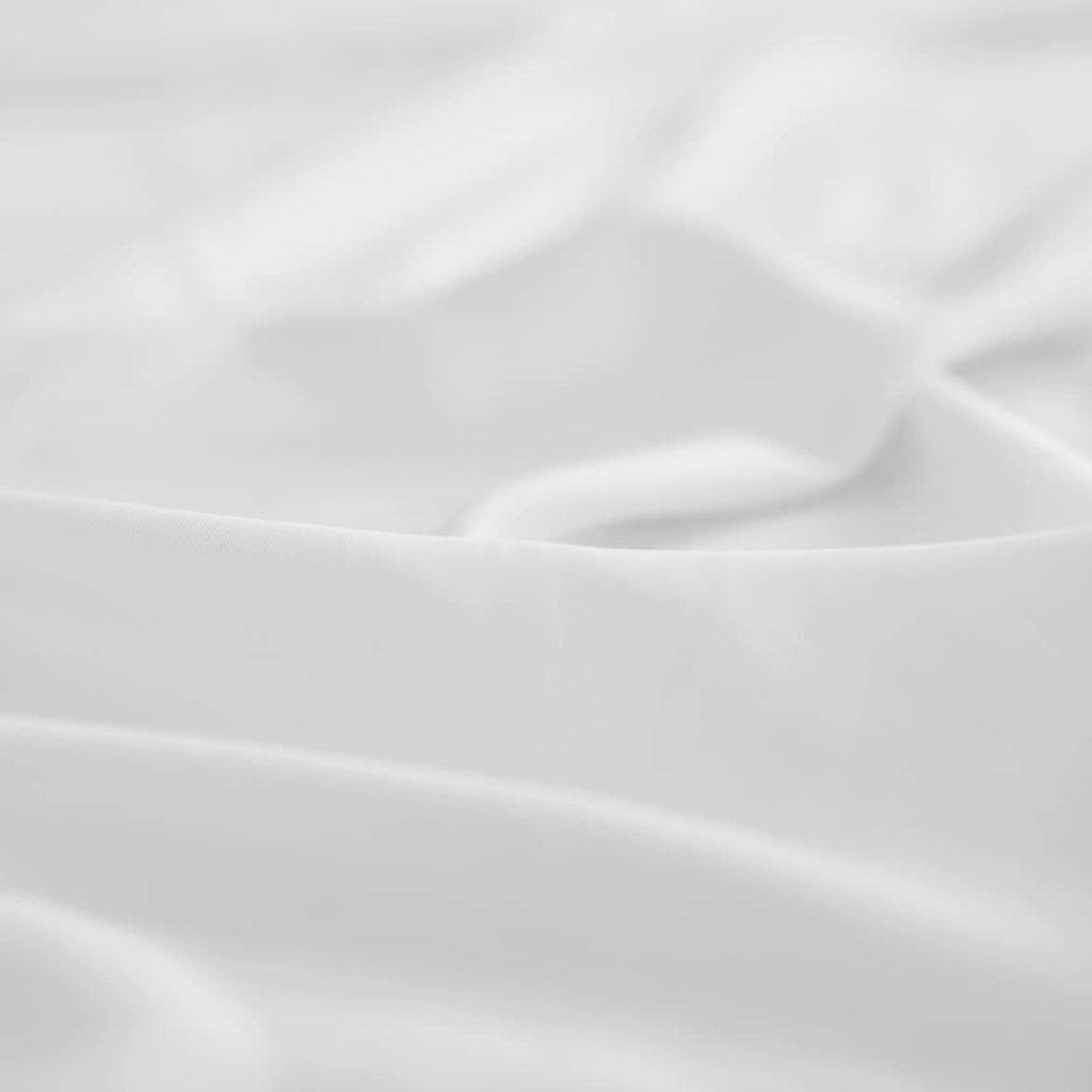 Bamboo Bay 4 Piece King Size Sheet Set, 100% Viscose Made from Bamboo, Breathable, Ultra Soft Cooling Bed Sheets for Hot Sleepers, Beddings with Deep Pockets Fit 16' Mattress, White