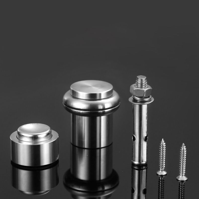Stainless Steel Strong Magnetic Door Stopper Heavy Duty Solid Wood Door Stopper
