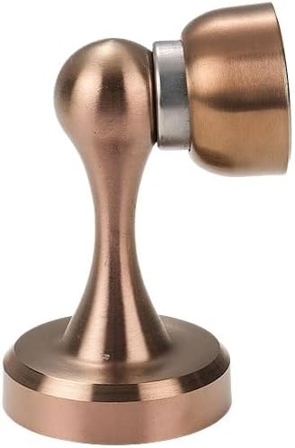 Stainless Steel Strong Magnetic Door Stopper Heavy Duty Solid Wood Door Stopper(Gray)