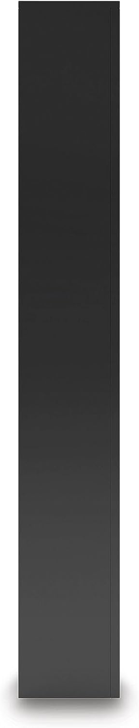 Signature Design by Ashley Wildenauer Farmhouse 75' Bookcase with 2 Fixed Shelves and 4 Adjustable Shelves, Black & Light Brown