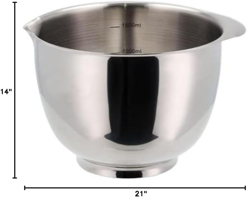Rosti Precision Craft Mixing Bowl Set of 3 1.5L/2L/3L Elevate Your Culinary Experience Stylish Nesting Bowls for Effortless Cooking and Baking