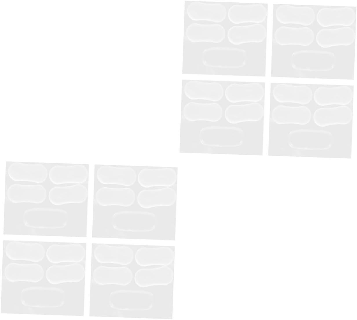Uonlytech 100 Pcs Toilet Seat Cushion Drawer Stops Clear Cabinet Door Bumper Silicone Cabinet Bumpers Clear Bumper Toilet Bumper Bidet Bumper Attachment Bumper Pads Drawer Bumpers (As Shownx2pcs )