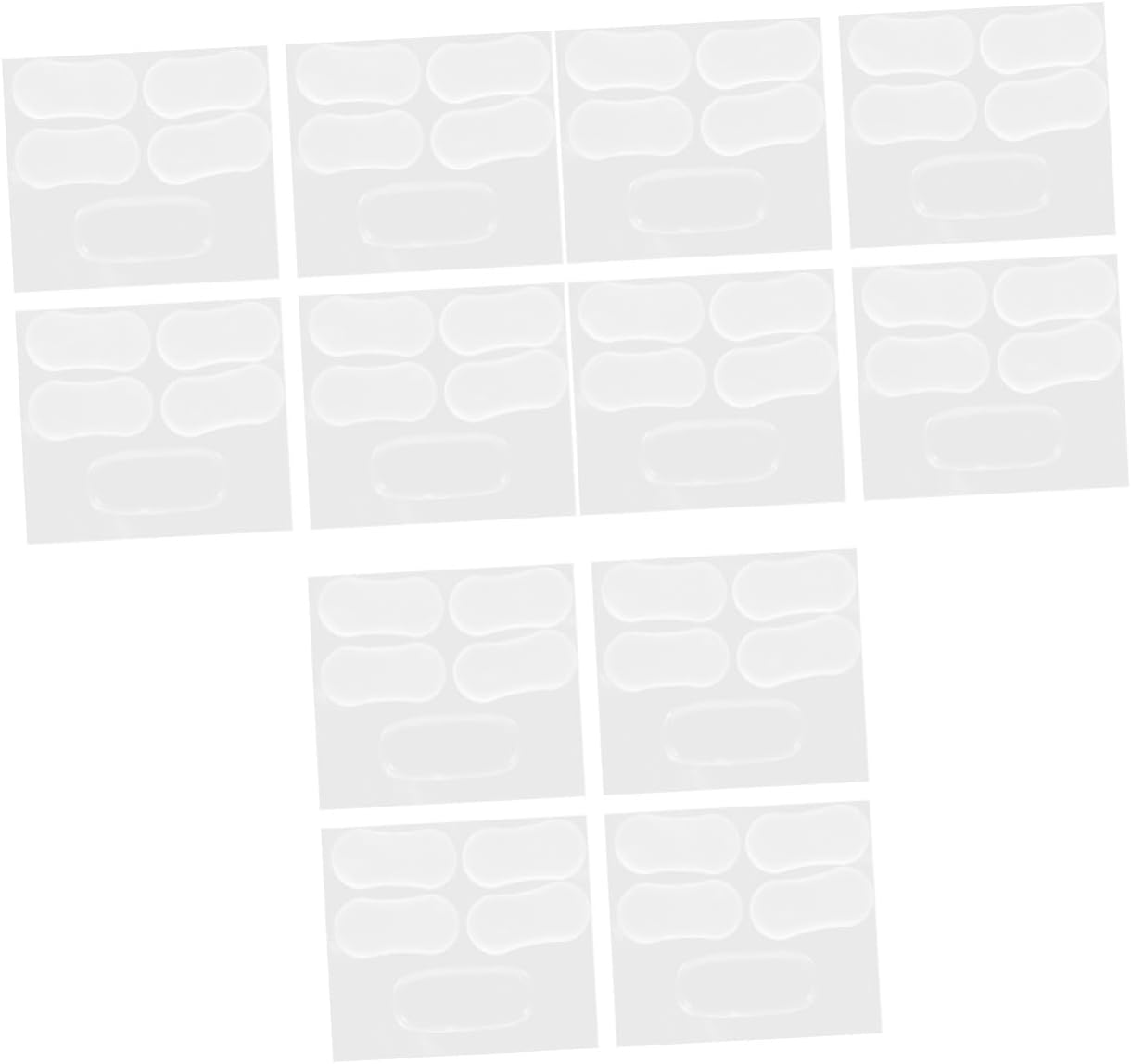 Uonlytech 100 Pcs Toilet Seat Cushion Drawer Stops Clear Cabinet Door Bumper Silicone Cabinet Bumpers Clear Bumper Toilet Bumper Bidet Bumper Attachment Bumper Pads Drawer Bumpers (As Shownx3pcs )