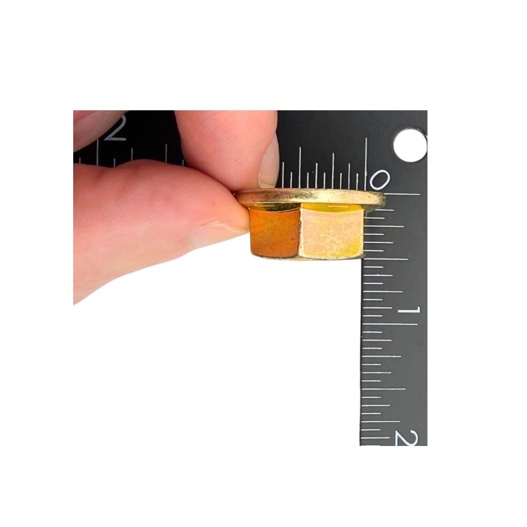 1/2-13 Flange Nuts (850 Case) – Grade 8 Built-in Washer Nuts Coarse Thread for Fast, Even Clamping on Frames, Brackets & Heavy Assemblies SAE J995 0.5'