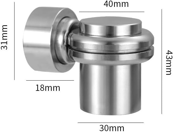 Stainless Steel Strong Magnetic Door Stopper Heavy Duty Solid Wood Door Stopper