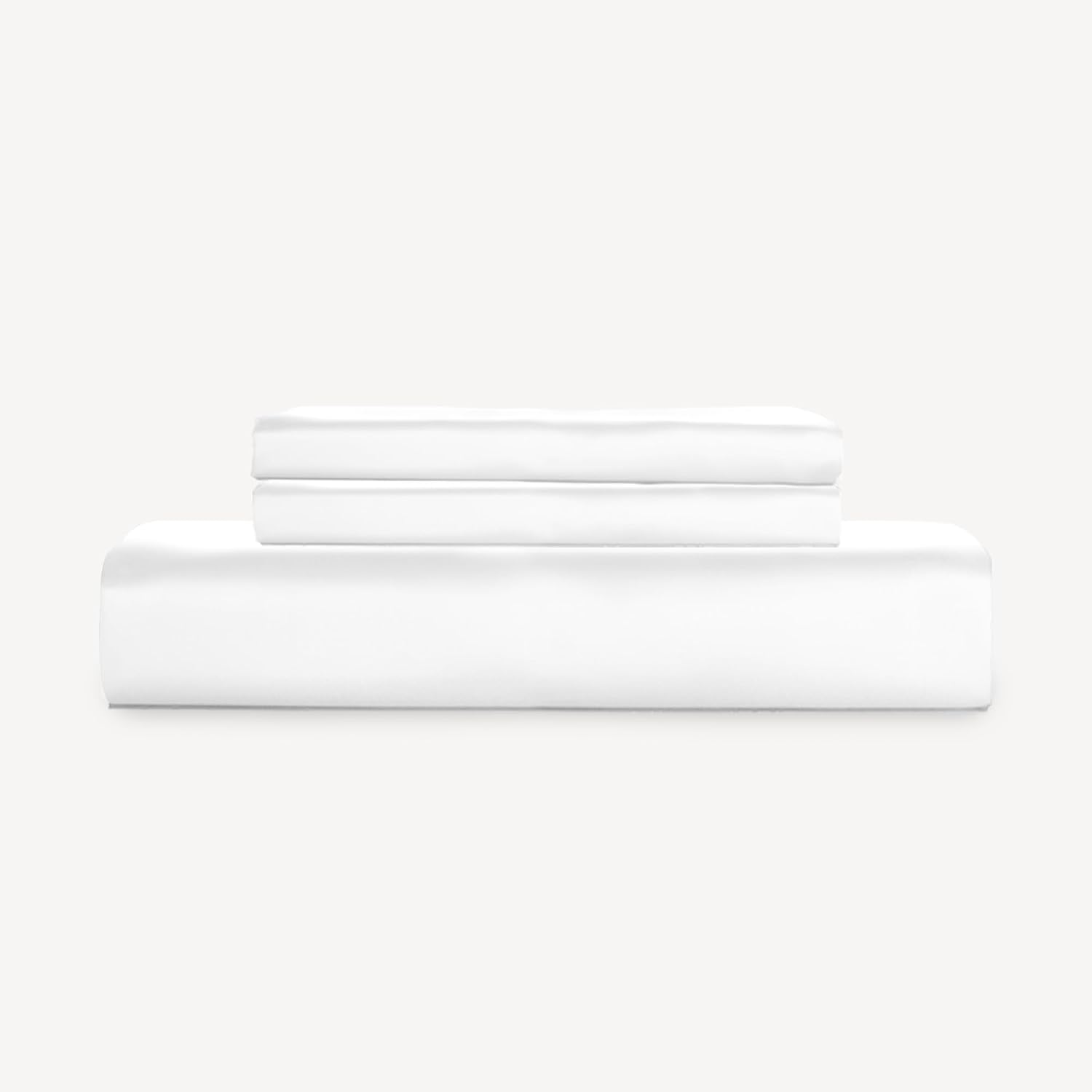 SLASHOP FURRFREE Bamboo Sheet Set - Genuine 100% Organic Viscose - Pet Hair Repellent Bedding Sheet Set for Dogs/Cats Family- Charming White Queen