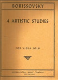 Borissovksy 4 Artistic Studies for Viola Solo