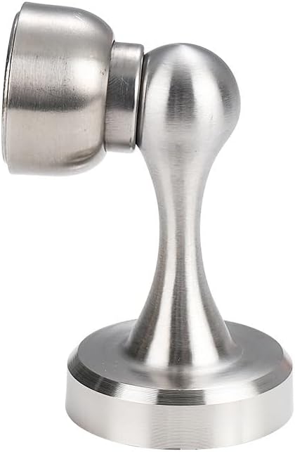 Stainless Steel Strong Magnetic Door Stopper Heavy Duty Solid Wood Door Stopper(White-Fruit peach5)