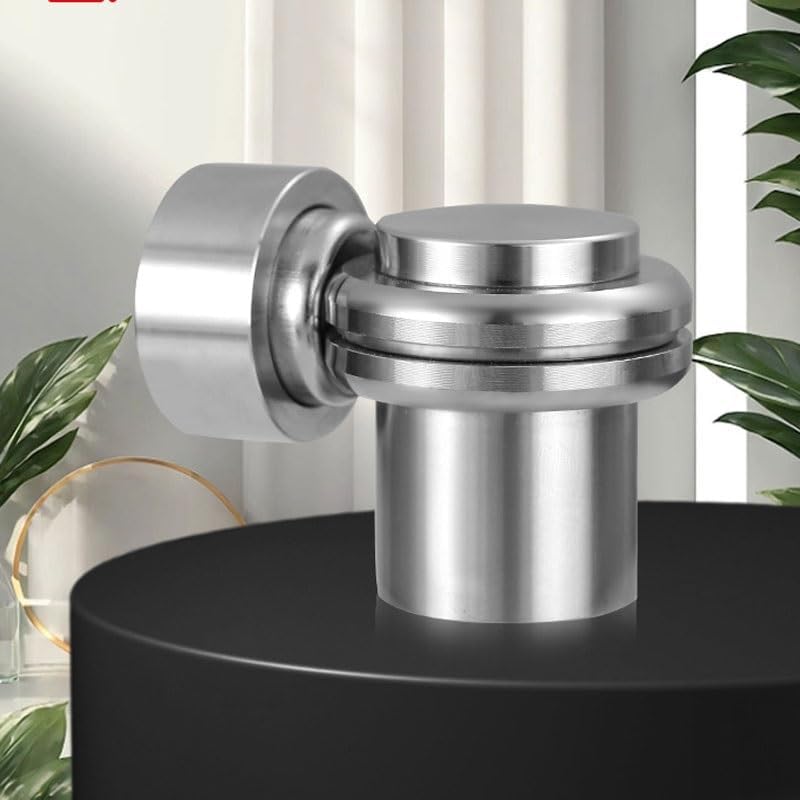 Stainless Steel Strong Magnetic Door Stopper Heavy Duty Solid Wood Door Stopper