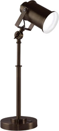 OttLite Restore LED Desk Lamp with 2.1A USB Port, Bronze