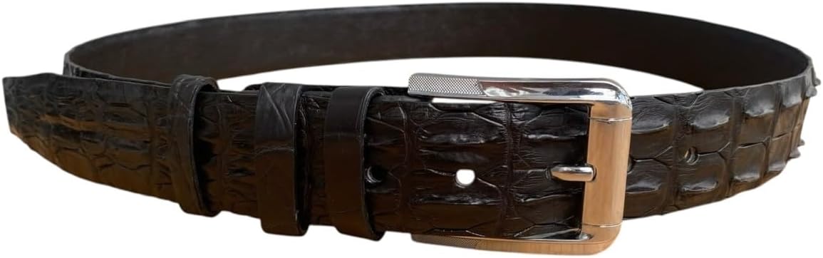 Genuine Alligator Leather Belts for men, Real Crocodile Men's Belts, Strap Width 1.5'