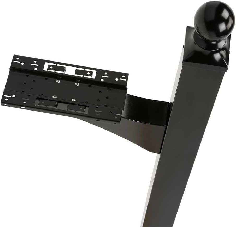 Gibraltar Mailboxes Landover Aluminum Black, Mailbox Post, LP000B00