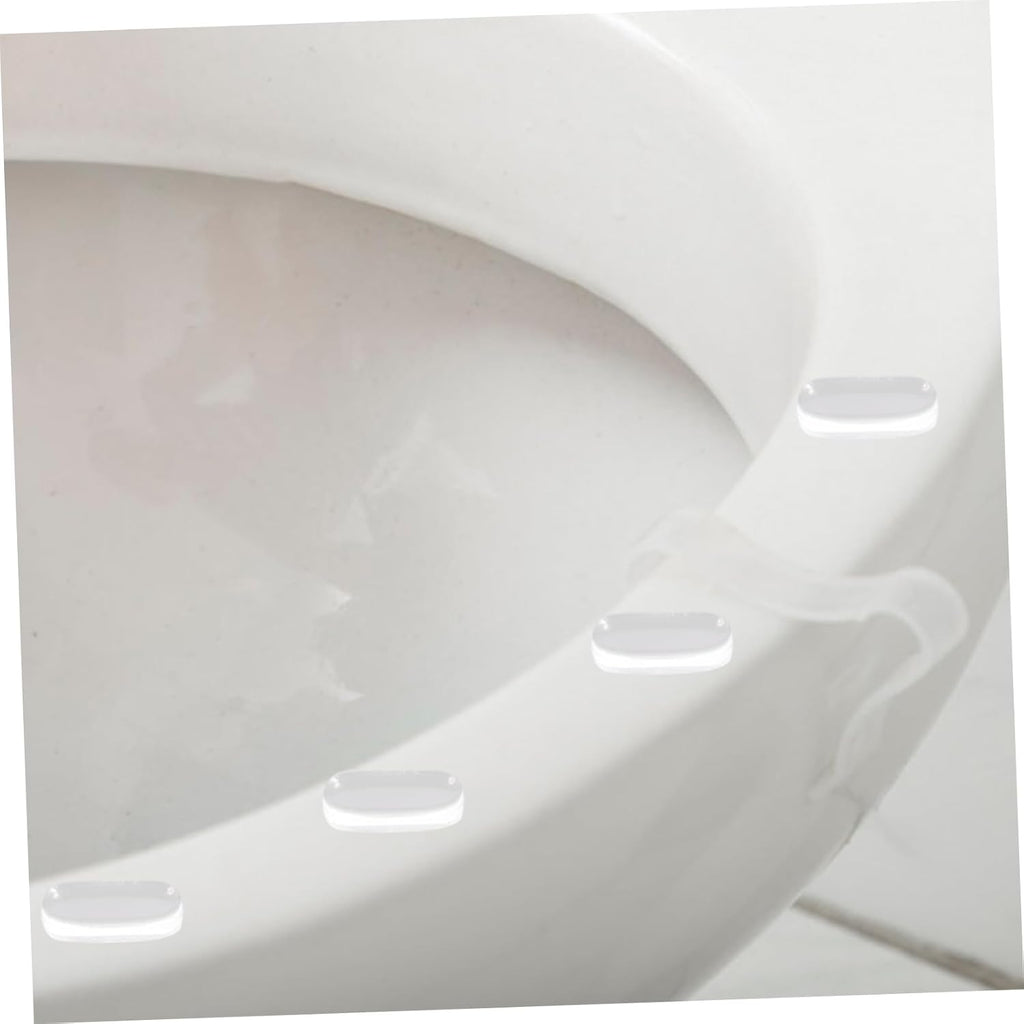 Uonlytech 100 Pcs Toilet Seat Cushion Drawer Stops Clear Cabinet Door Bumper Silicone Cabinet Bumpers Clear Bumper Toilet Bumper Bidet Bumper Attachment Bumper Pads Drawer Bumpers (As Shownx5pcs )