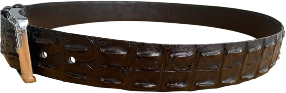 Genuine Alligator Leather Belts for men, Real Crocodile Men's Belts, Strap Width 1.5'