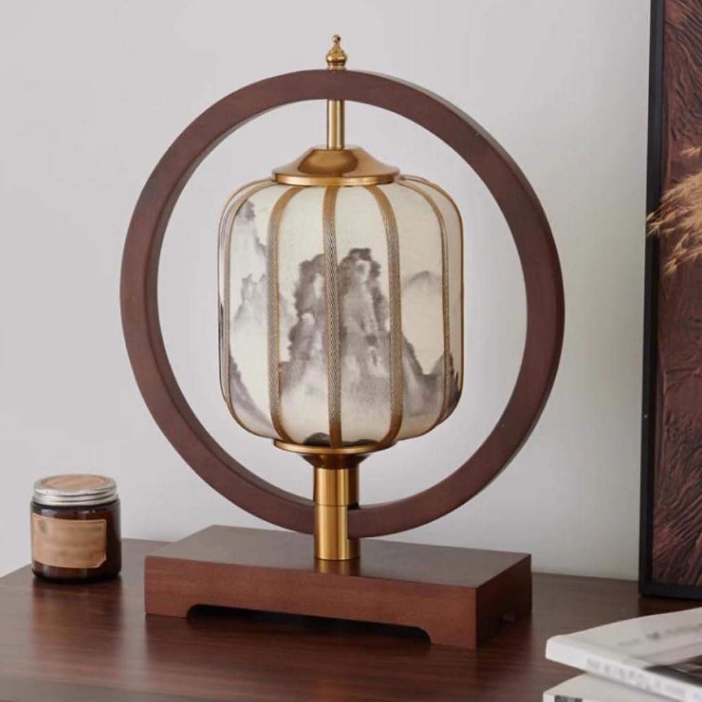 Desk Lamp Living Room Solid Wood Decorative Lamp Home Bedroom Bedside Atmosphere Table Lamp Desk Lamps for Home Office