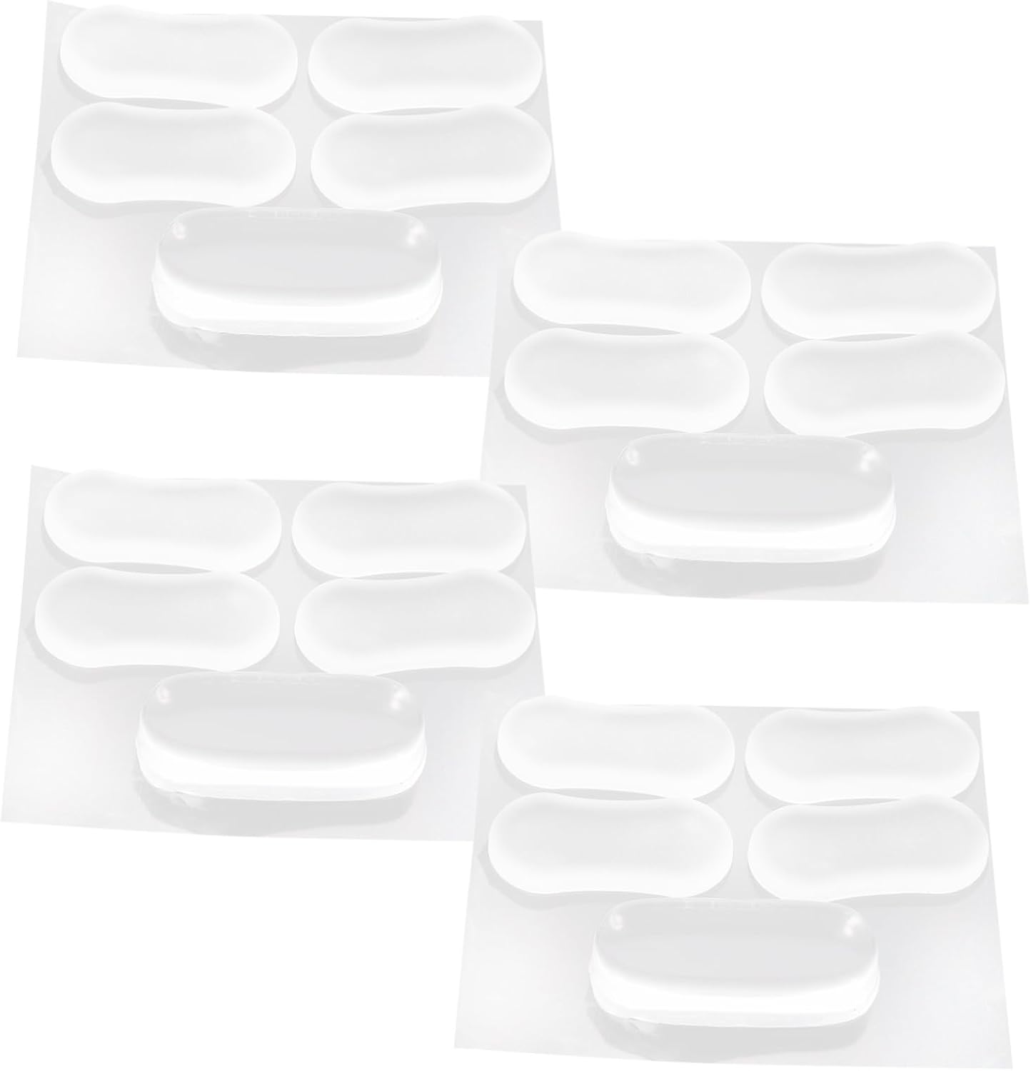 Uonlytech 100 Pcs Toilet Seat Cushion Drawer Stops Clear Cabinet Door Bumper Silicone Cabinet Bumpers Clear Bumper Toilet Bumper Bidet Bumper Attachment Bumper Pads Drawer Bumpers (As Shownx5pcs )