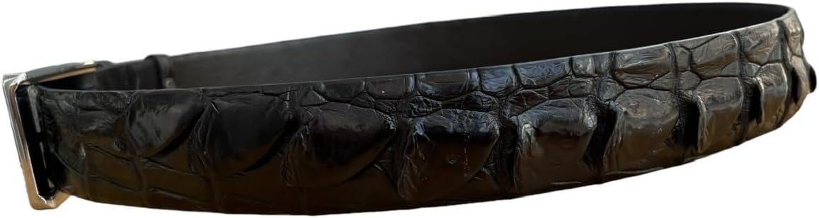 Genuine Alligator Leather Belts for men, Real Crocodile Men's Belts, Strap Width 1.5'