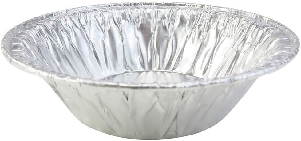 KitchenDance Disposable Aluminum Foil Tart Pan - 3 Inches Round Aluminum Foil Individual Pie Pans for Pies and Tarts - Baking Pans Perfect for Baking, Cooking, and Preparing Food - 301, 2000 Count