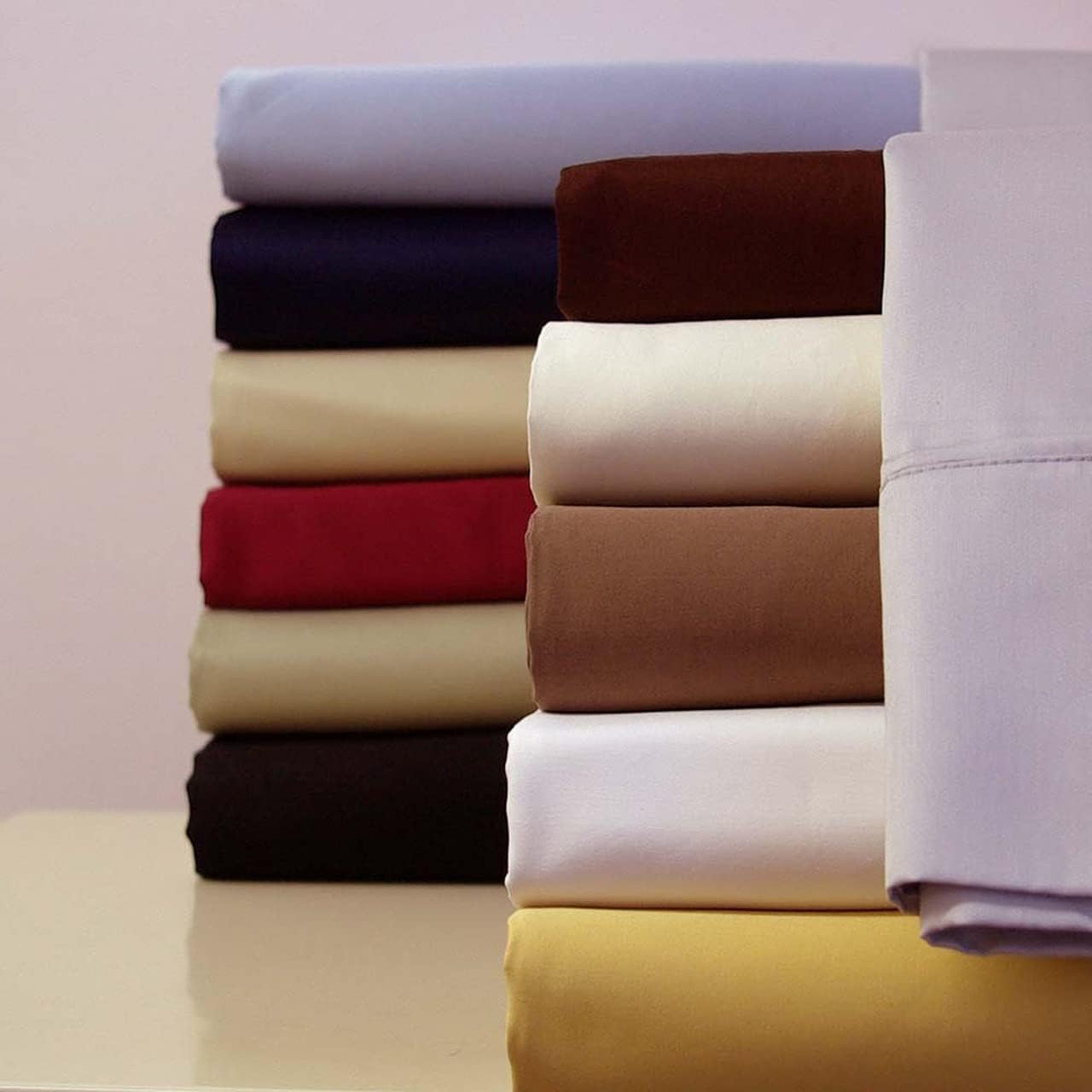 Royal Hotel Bedding Luxury Heavyweight 1000 Thread Count 4pc Bed Sheet Set 100% Cotton, Cool, Extra-Deep Fitted - Durable, Soft and Breathable Extra Deep Pocket Sheets in Queen Size, White
