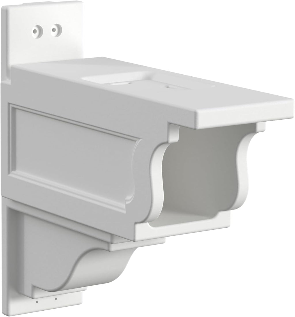 Mayne Dover Single Arm Mail Post - White - 25.5in x 8in x 56.5in - Standard Post, Arm & Hardware Kit Included (5810-W)