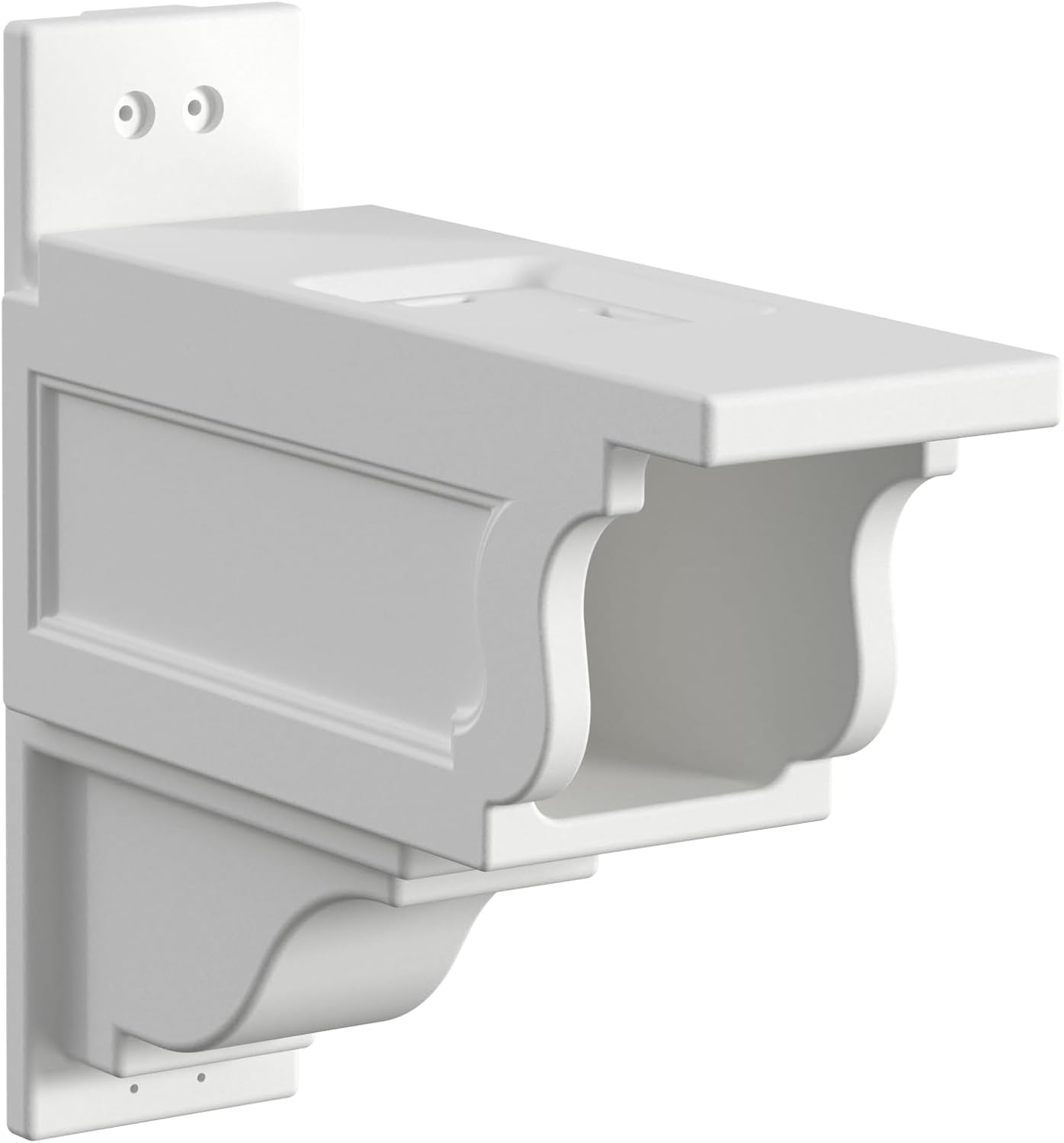 Mayne Dover Single Arm Mail Post - White - 25.5in x 8in x 56.5in - Standard Post, Arm & Hardware Kit Included (5810-W)