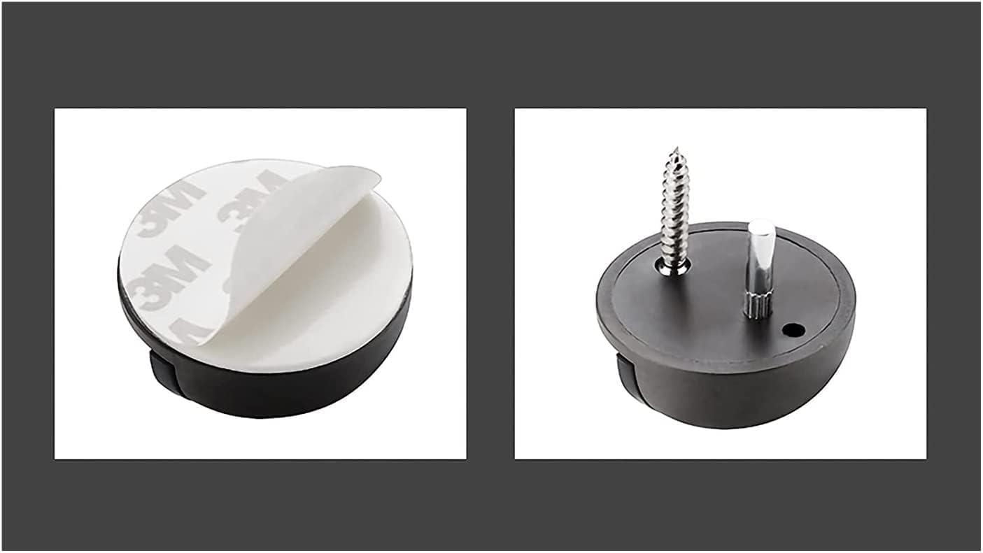 Door Stop, Magnetic Door Stops, Floor Door Stoppers,Skirting Board Buffer, Doorstops Door Stopper,Magnetic Door Stops,Wall Floor Mounted Magnetic Door Catch Door Holder (Color : C) (E)