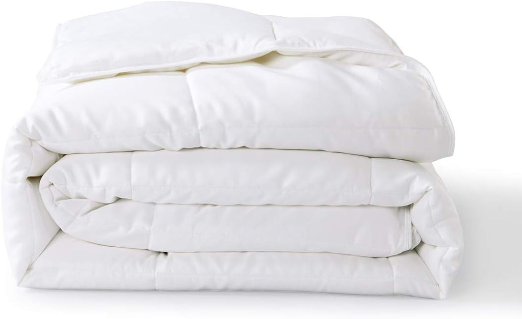 Cooling Viscose from Bamboo Down Alternative Comforter, All Seasons (Silky Soft and Silent Viscose from Bamboo Shell) Down Alternative Duvet Insert (Twin XL Size, 68x90)