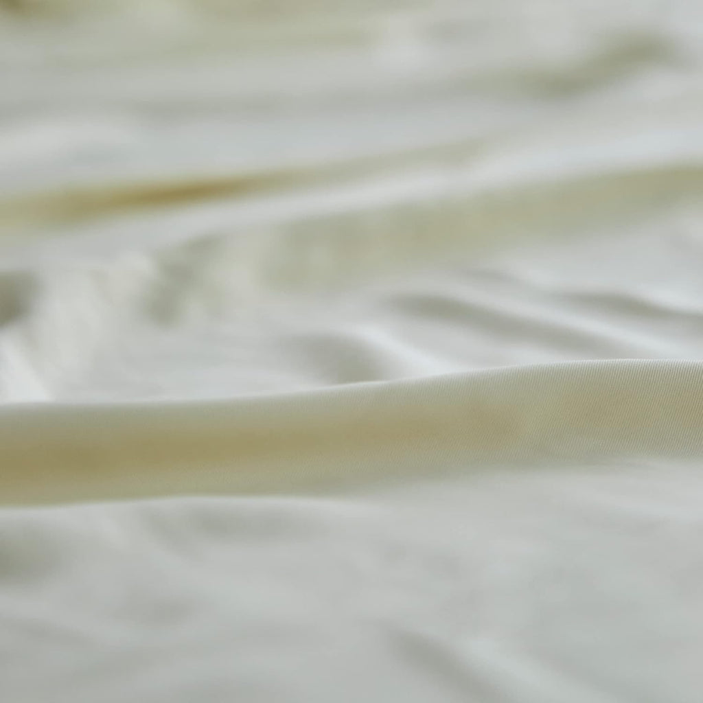 Bamboo Bay 4 Piece Queen Size Sheet Set, 100% Viscose Made from Bamboo, Breathable, Ultra Soft Cooling Bed Sheets for Hot Sleepers, Beddings with Deep Pockets Fit 16' Mattress, Ivory