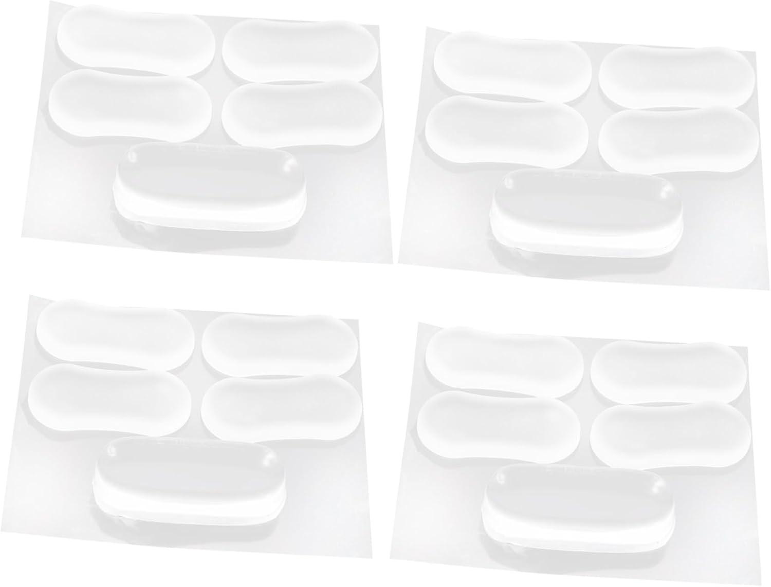 Uonlytech 100 Pcs Toilet Seat Cushion Drawer Stops Clear Cabinet Door Bumper Silicone Cabinet Bumpers Clear Bumper Toilet Bumper Bidet Bumper Attachment Bumper Pads Drawer Bumpers (As Shownx2pcs )