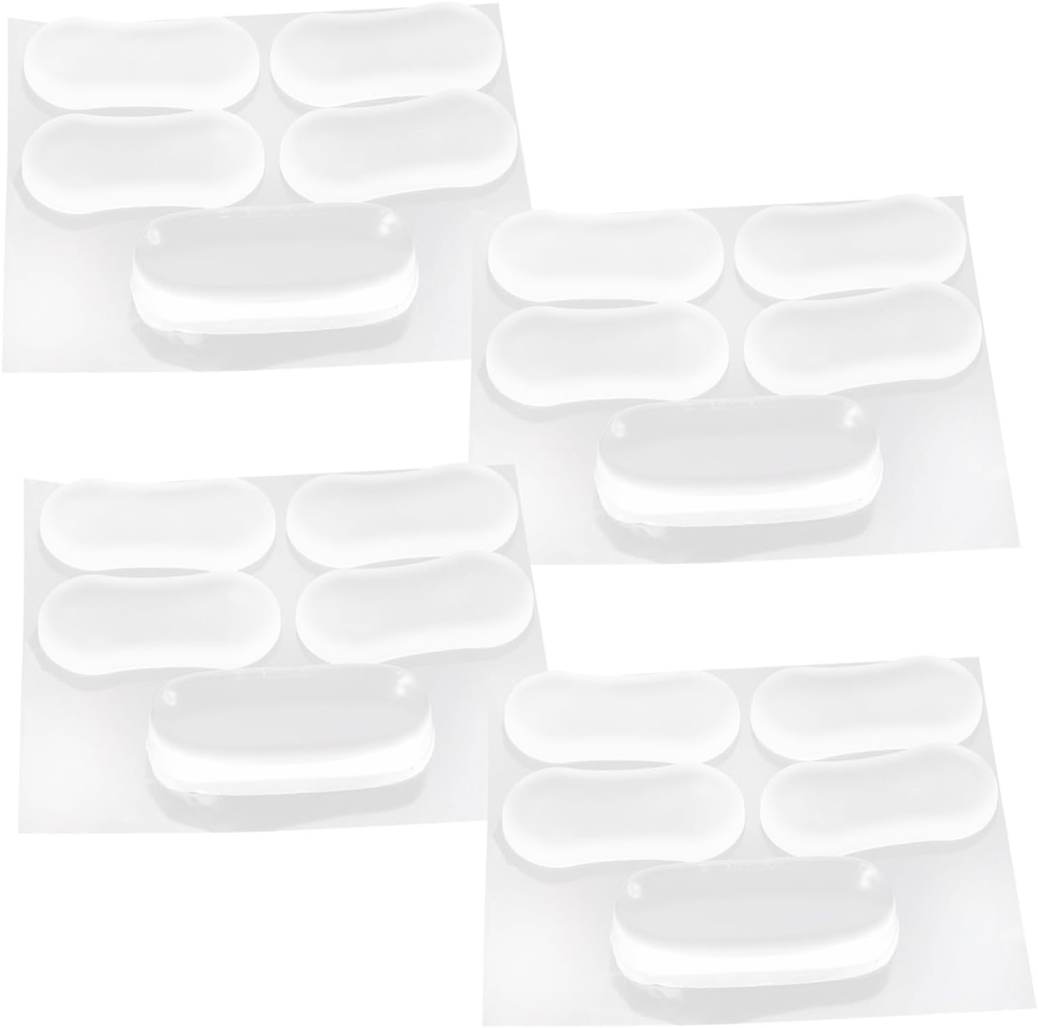 Uonlytech 100 Pcs Toilet Seat Cushion Drawer Stops Clear Cabinet Door Bumper Silicone Cabinet Bumpers Clear Bumper Toilet Bumper Bidet Bumper Attachment Bumper Pads Drawer Bumpers (As Shownx3pcs )
