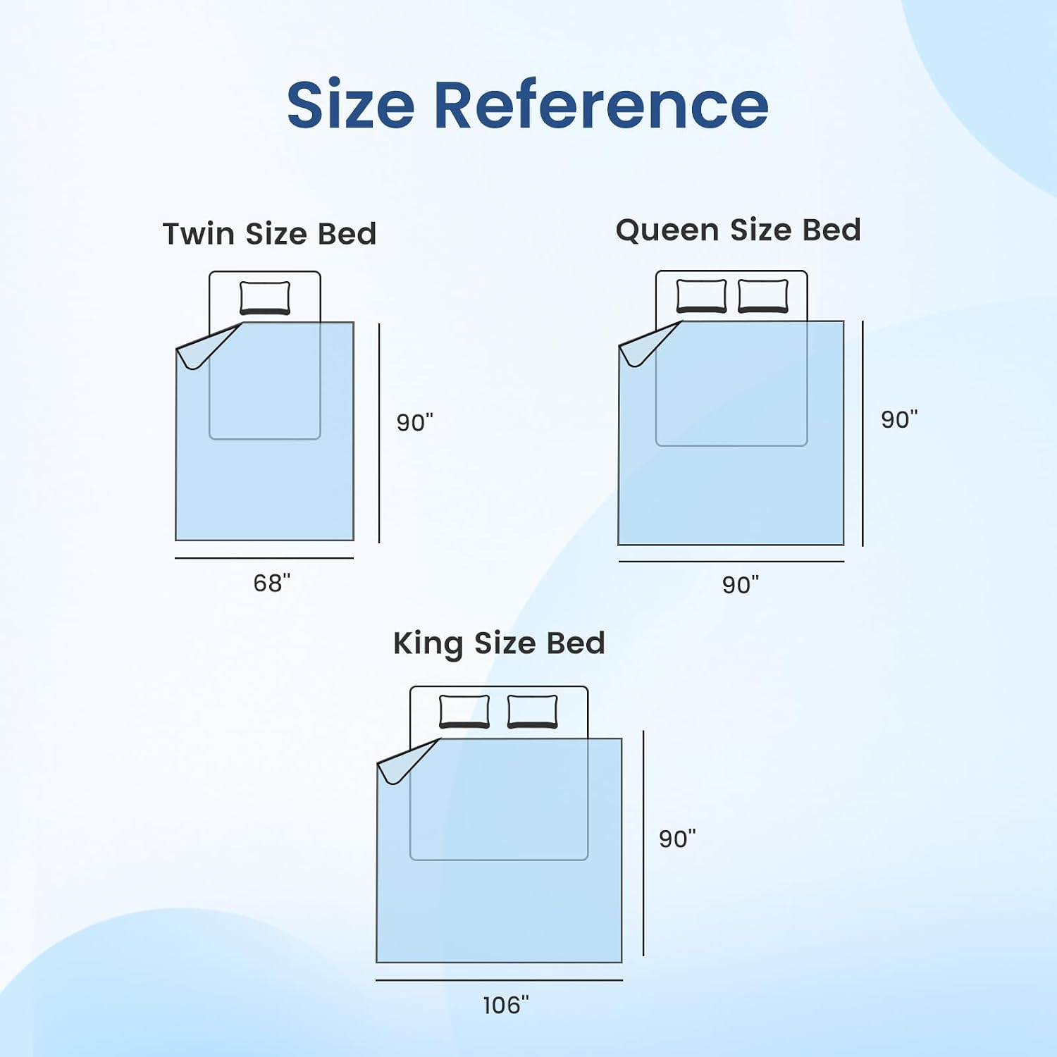 Cozy Bliss Cooling Comforter King Size, Cooling Blankets for Hot Sleepers and Night Sweats, Dark Blue Summer Comforter for King Size Bed, Breathable Soft Lightweight Silk Smooth