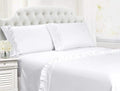 Shabby Chic Ruffle Sheets Set King Size, 6-Piece French Country Bedding 100% Egyptian Cotton Vintage Bed Sheet Set 15 Inch Deep Pockets Ruffled Bed Sheets White Solid