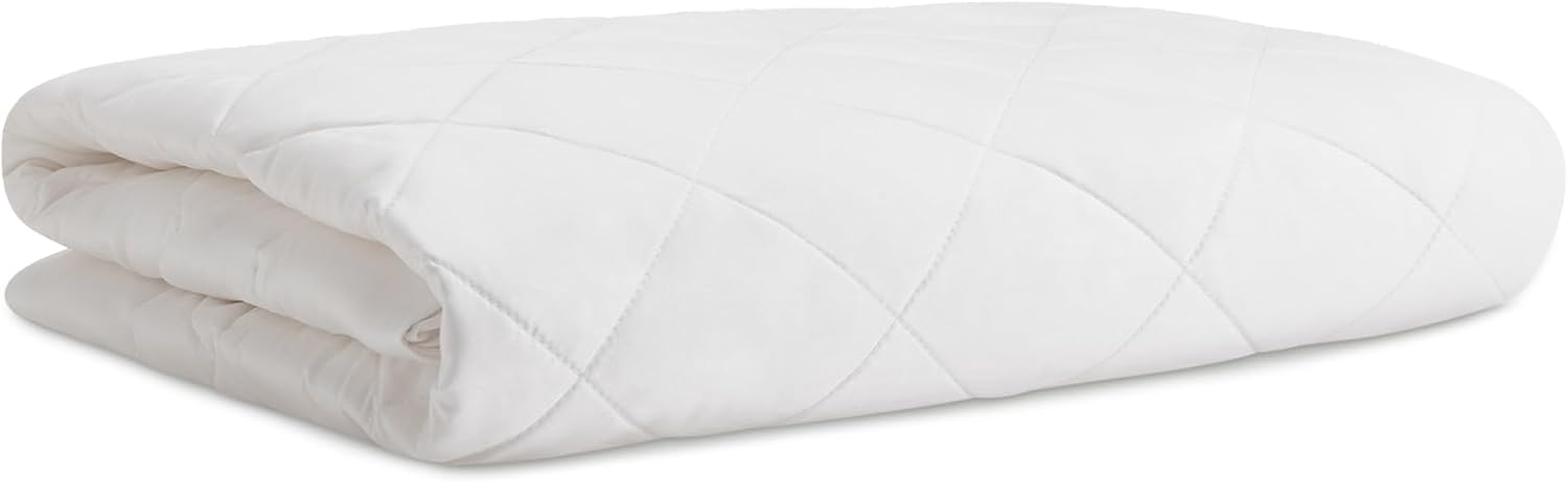 Cozy Earth Queen Size Mattress Pad - 100% Viscose from Bamboo Cooling Mattress Cover - Lightweight Temperature Regulating Bed Pad with 360-Degree Elastic Hem - Fits Mattresses up to 20'