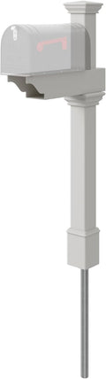 Zippity Outdoor Products ZP19013 Classica Mailbox Post, White