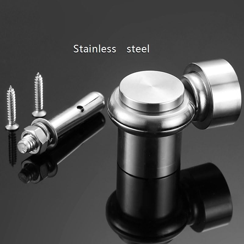 Stainless Steel Strong Magnetic Door Stopper Heavy Duty Solid Wood Door Stopper