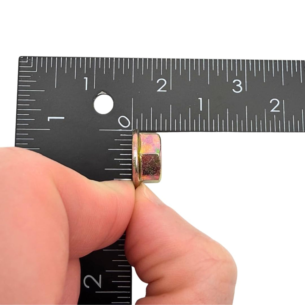 3/8'-16 Flange Nuts (1,900 Case) – Grade 8 Built-in Washer Nuts Coarse Thread for Fast, Even Clamping on Frames, Brackets & Heavy Assemblies SAE J995 0.375'