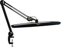 Task Lamp with Clamp, 23 Inch Lamp Head, Bright 182PCS LEDs,3 Color Temperatures, 4 Brightness Levels, Metal Swing Arm 20W 2200 Lumen Dimmable Led Desk Lamp (Black, CCT)