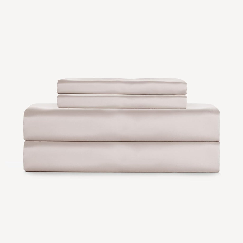 SLASHOP FURRFREE Bamboo Sheet Set - Genuine 100% Organic Viscose - Pet Hair Repellent Bedding Sheet Set for Dogs/Cats Family- Lost Shell King