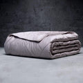 LUXOME Lightweight Blanket | 100% Rayon (Viscose) from Bamboo Fabric & Fill | Full/Queen - 86'x92' | Super Soft | Thermal-Regulating | Dove