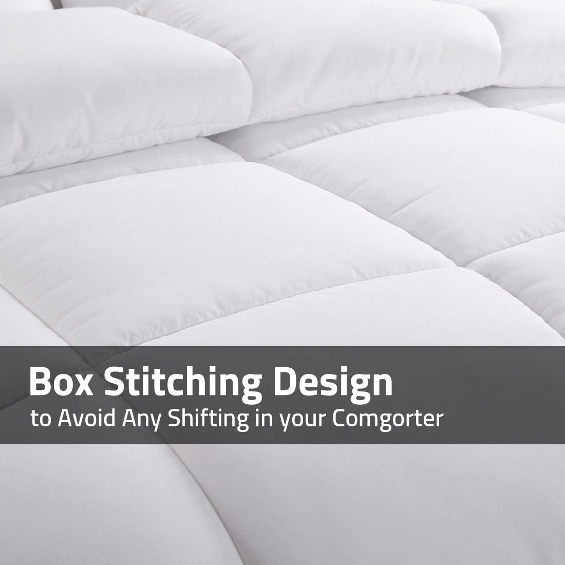 Cooling Viscose from Bamboo Down Alternative Comforter, All Seasons (Silky Soft and Silent Viscose from Bamboo Shell) Down Alternative Duvet Insert (Twin XL Size, 68x90)