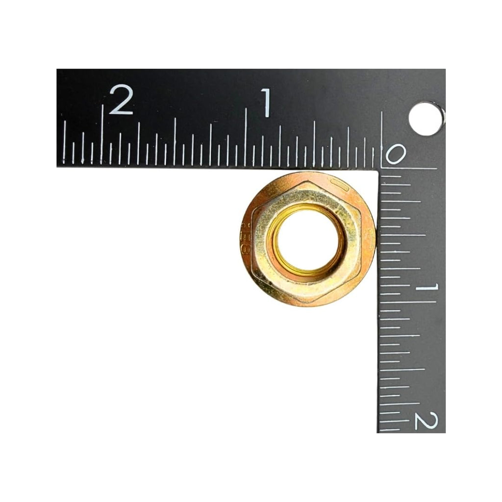 1/2-13 Serrated Flange Nuts (850 Case) – Grade 8 Mechanical Locking Nuts Coarse Thread for Vibration & Shock Where Nylon Can't Be Used SAE J995 0.5'