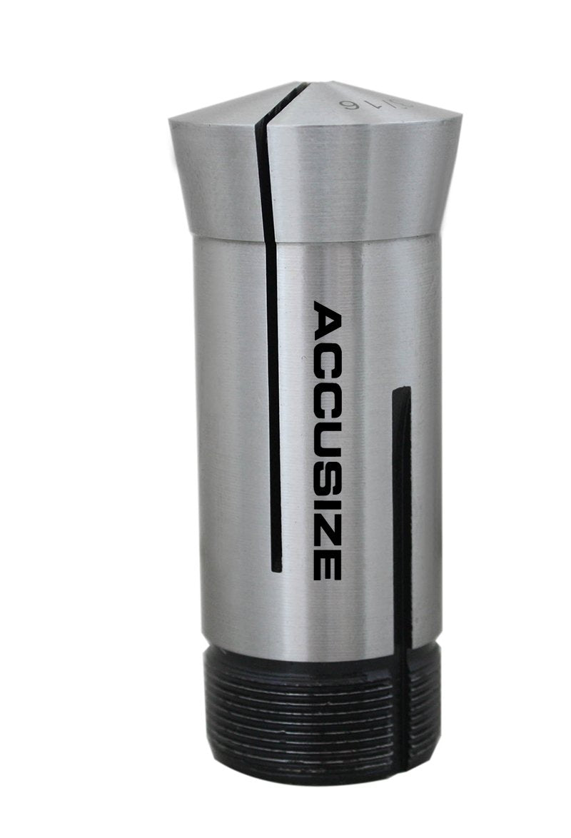 Accusize Industrial Tools 29-Pc 1/8''-1'' by 1/32'' 5C Precision Round Collets, Hardened & Ground, 0200-0572