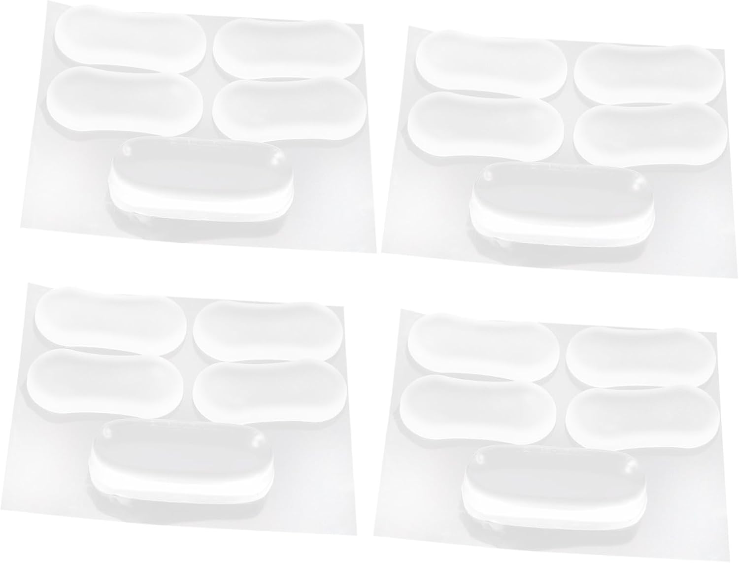 Uonlytech 100 Pcs Toilet Seat Cushion Drawer Stops Clear Cabinet Door Bumper Silicone Cabinet Bumpers Clear Bumper Toilet Bumper Bidet Bumper Attachment Bumper Pads Drawer Bumpers (As Shownx3pcs )