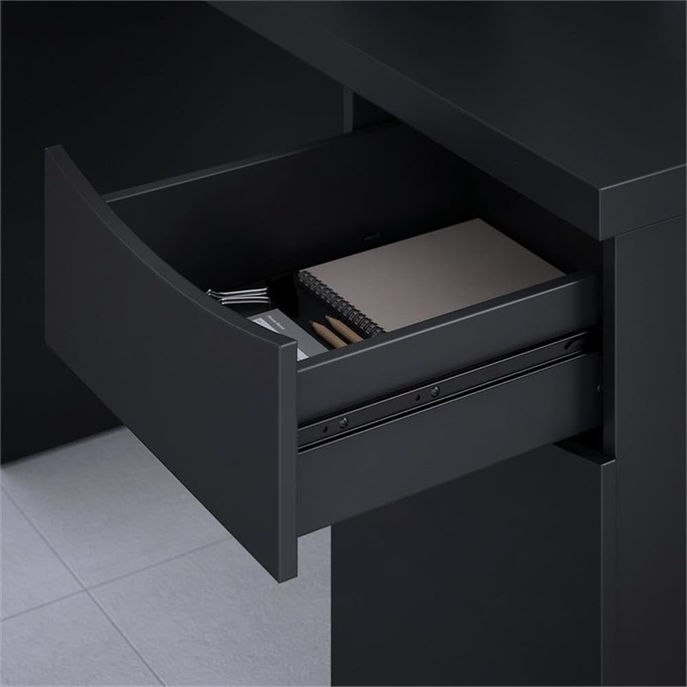 Bush Home Montrese Computer Desk in Classic Black
