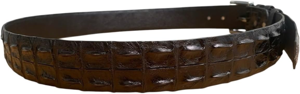 Genuine Alligator Leather Belts for men, Real Crocodile Men's Belts, Strap Width 1.5'