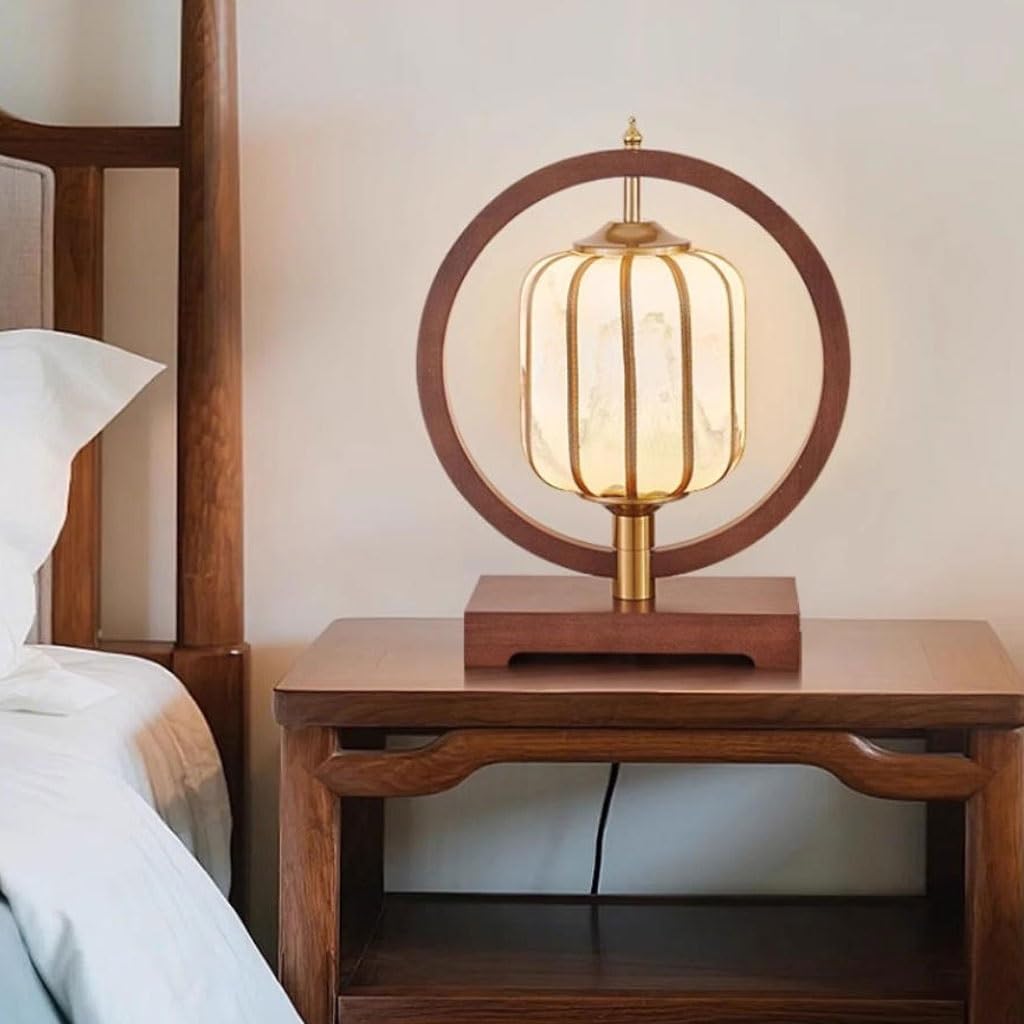 Desk Lamp Living Room Solid Wood Decorative Lamp Home Bedroom Bedside Atmosphere Table Lamp Desk Lamps for Home Office